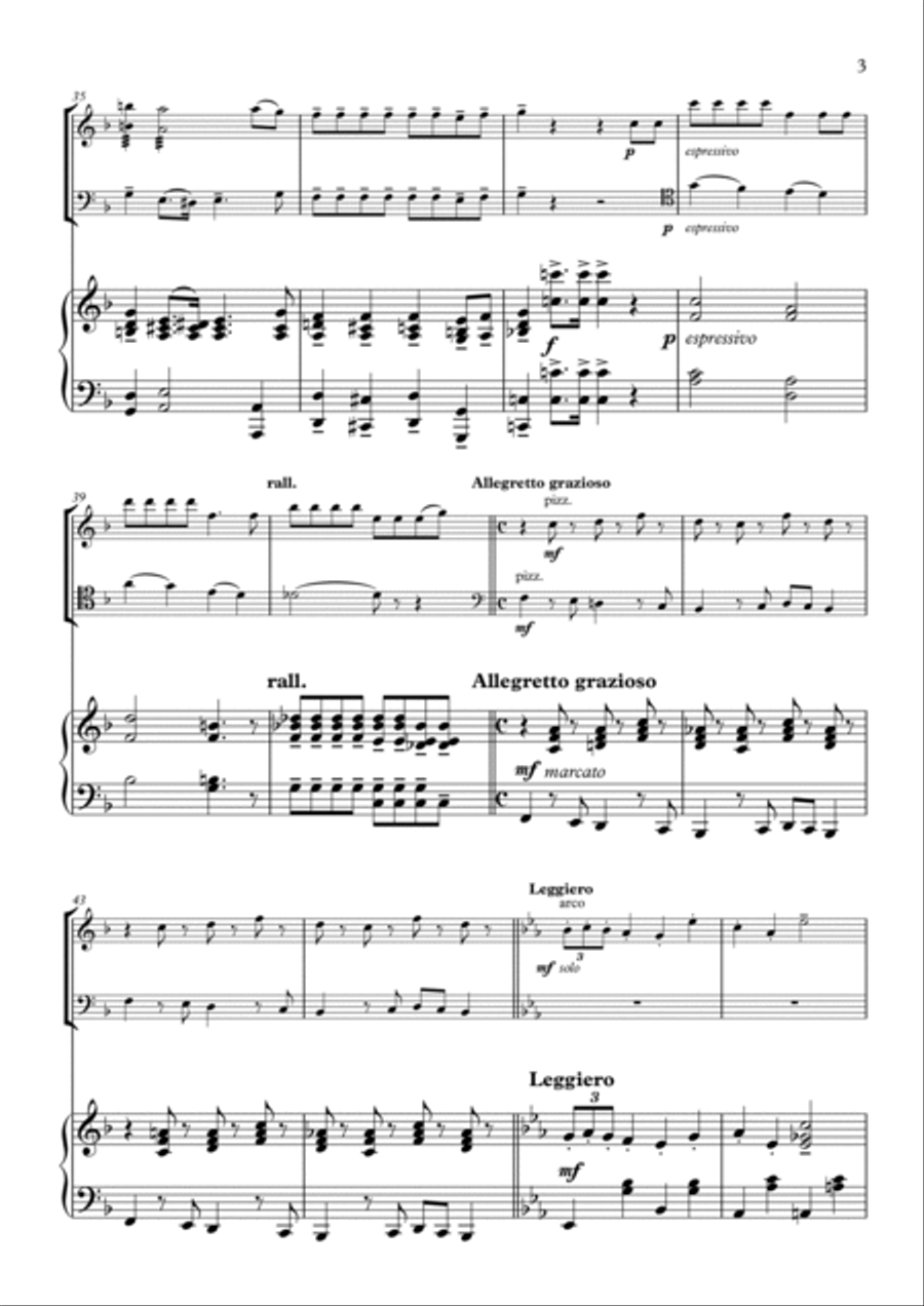 Overture - Oklahoma! Piano Trio scores gallery preview page 3