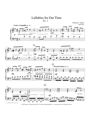Lullabies for Our Time, Nos. 1, 2, 3