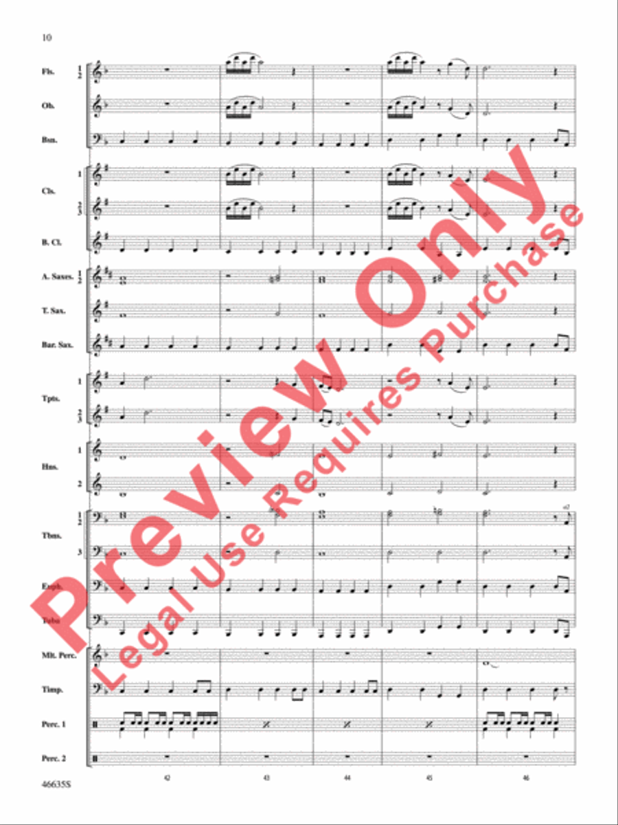 Best of the West! Concert Band scores gallery preview page 11