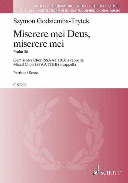 Miserere mei Deus, miserere mei - Psalm 56