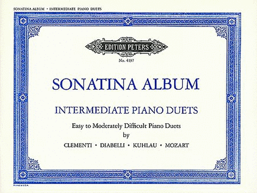Sonatina Album - Intermediate Piano Duets