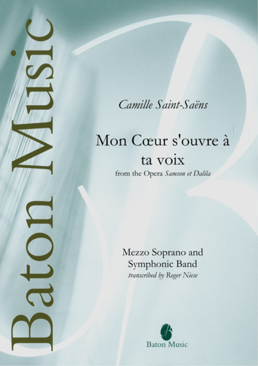 Mon Cœur s'ouvre à ta voix Concert Band scores gallery preview page 1