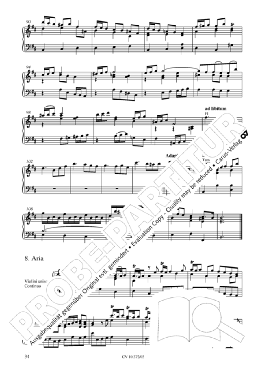 Ode for St. Cecilias Day 4-Part scores gallery preview page 35