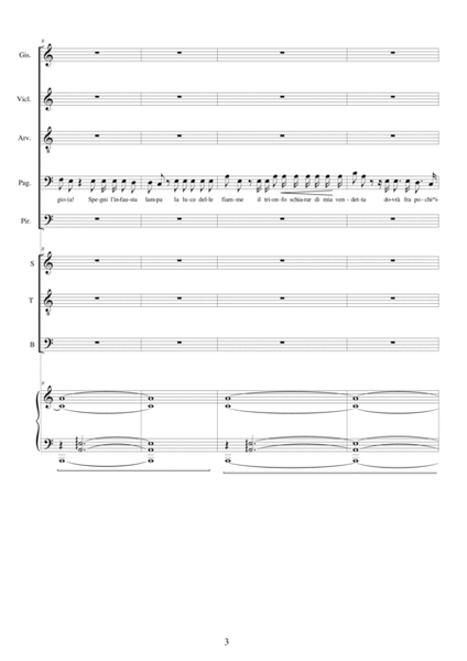 Verdi "I Lombardi alla prima Crociat" (Act1-VII-VIII-IX) Solo voices, Chorus and Piano image number null