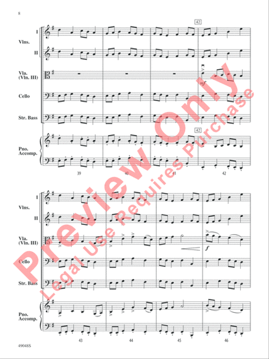 Anaconda String Orchestra scores gallery preview page 9