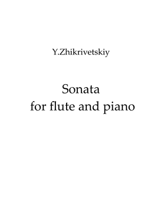 Book cover for Sonata for flute and piano