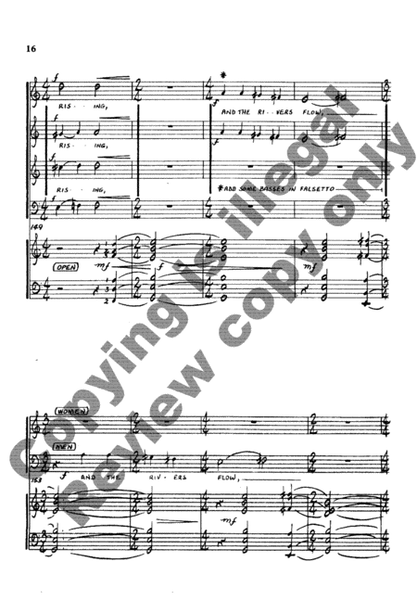 Something spoken in the night (Full/Choral Score) image number null