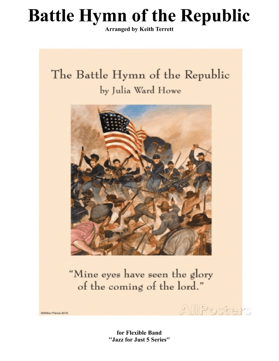 Battle Hymn of the Republic for Flexible Band Small Ensemble scores gallery preview page 1