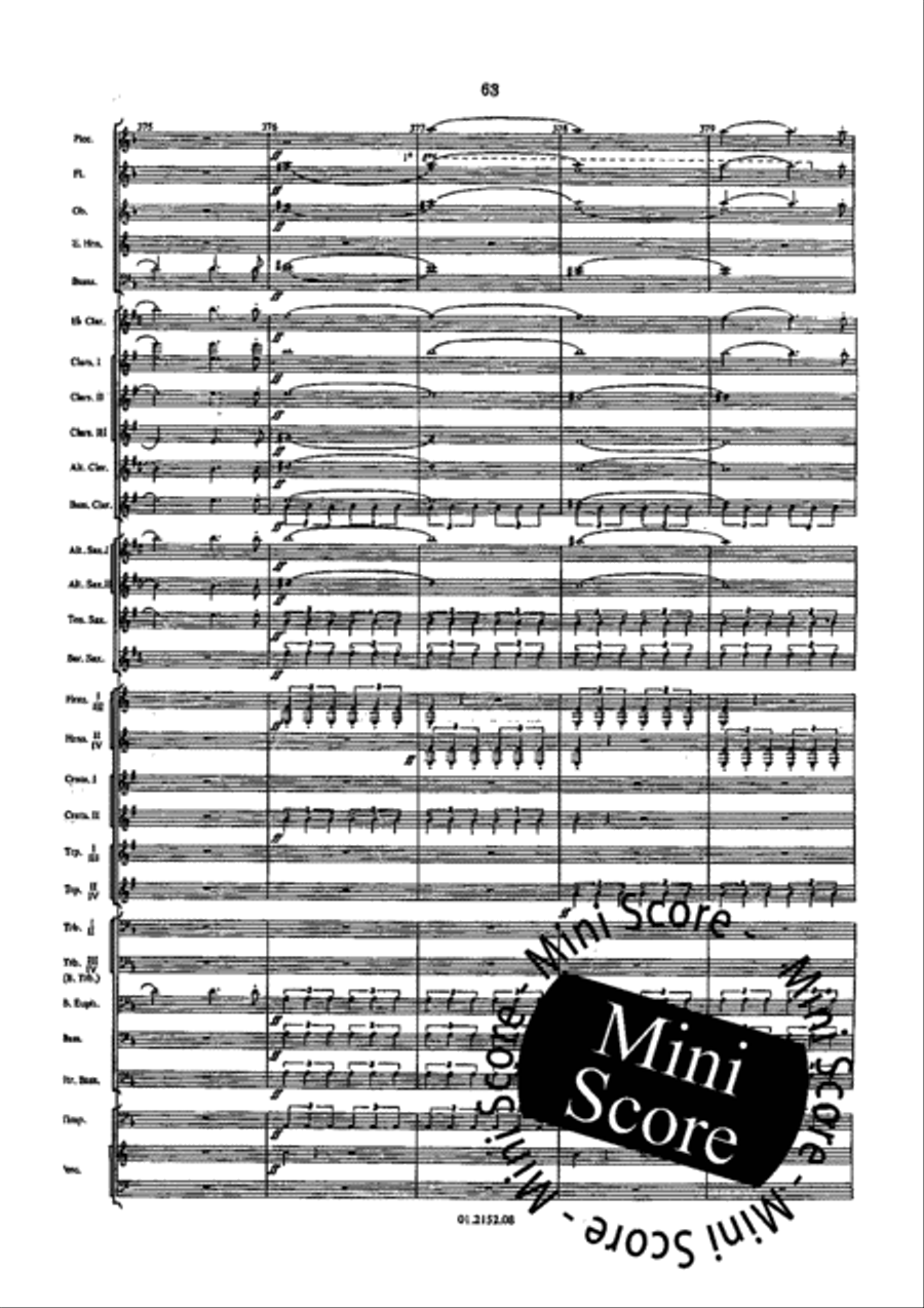 Le Roi D'Ys Concert Band scores gallery preview page 69