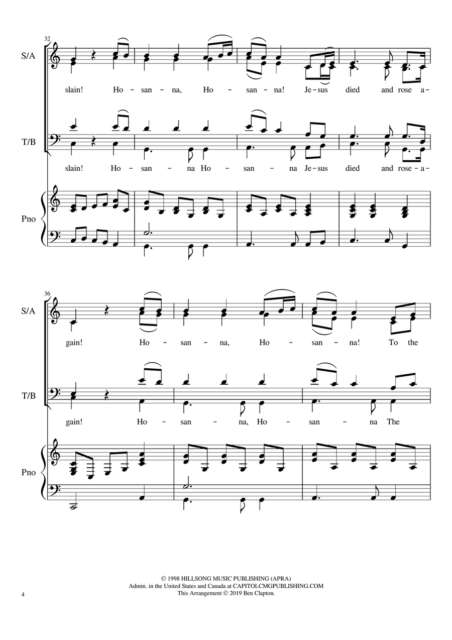 What The Lord Has Done In Me 4-Part scores gallery preview page 4
