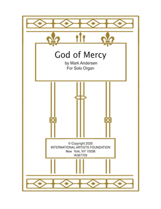 Book cover for God of Mercy - organ solo