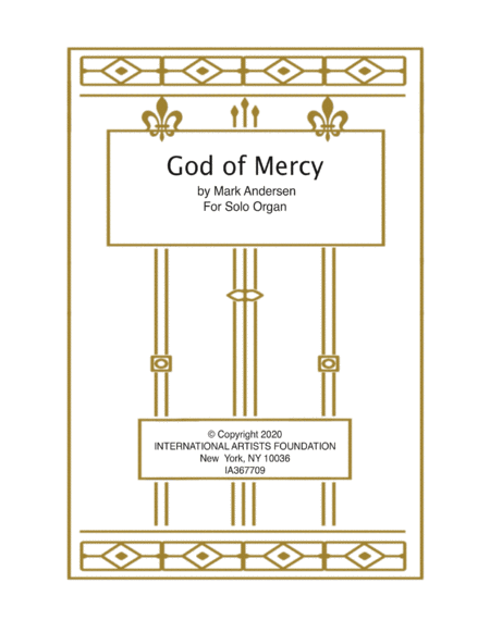 God of Mercy - organ solo