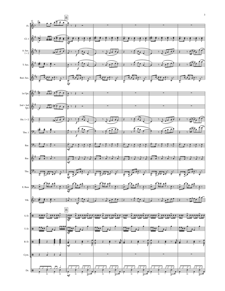 Espresso Marching Band scores gallery preview page 3