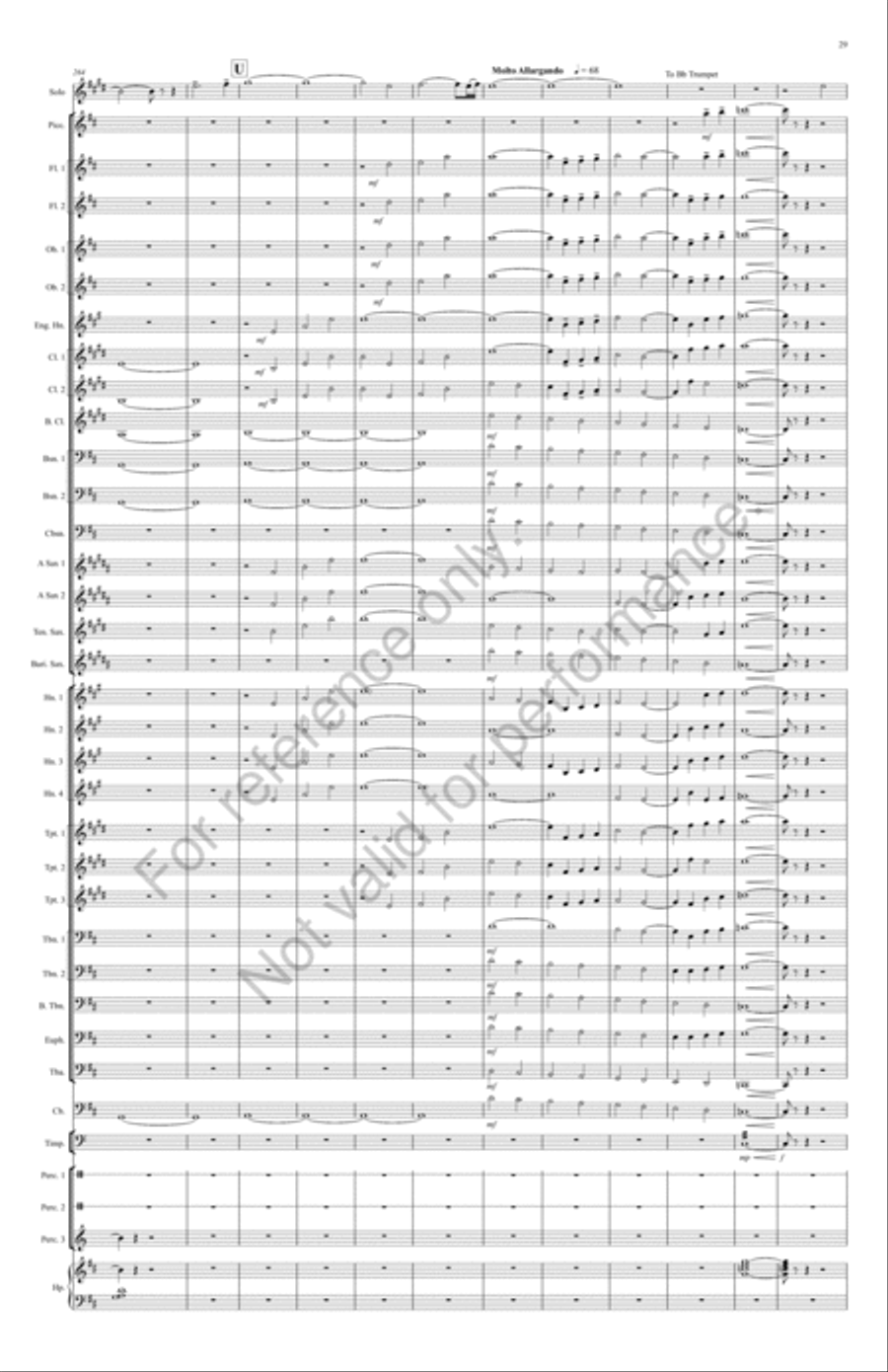 Shenandoah Fantasy Concert Band scores gallery preview page 30