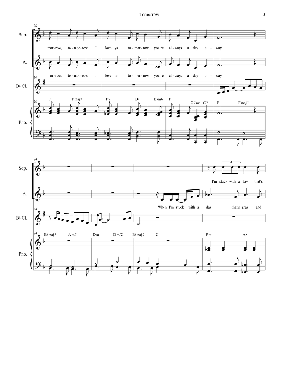 Tomorrow Alto Voice scores gallery preview page 3