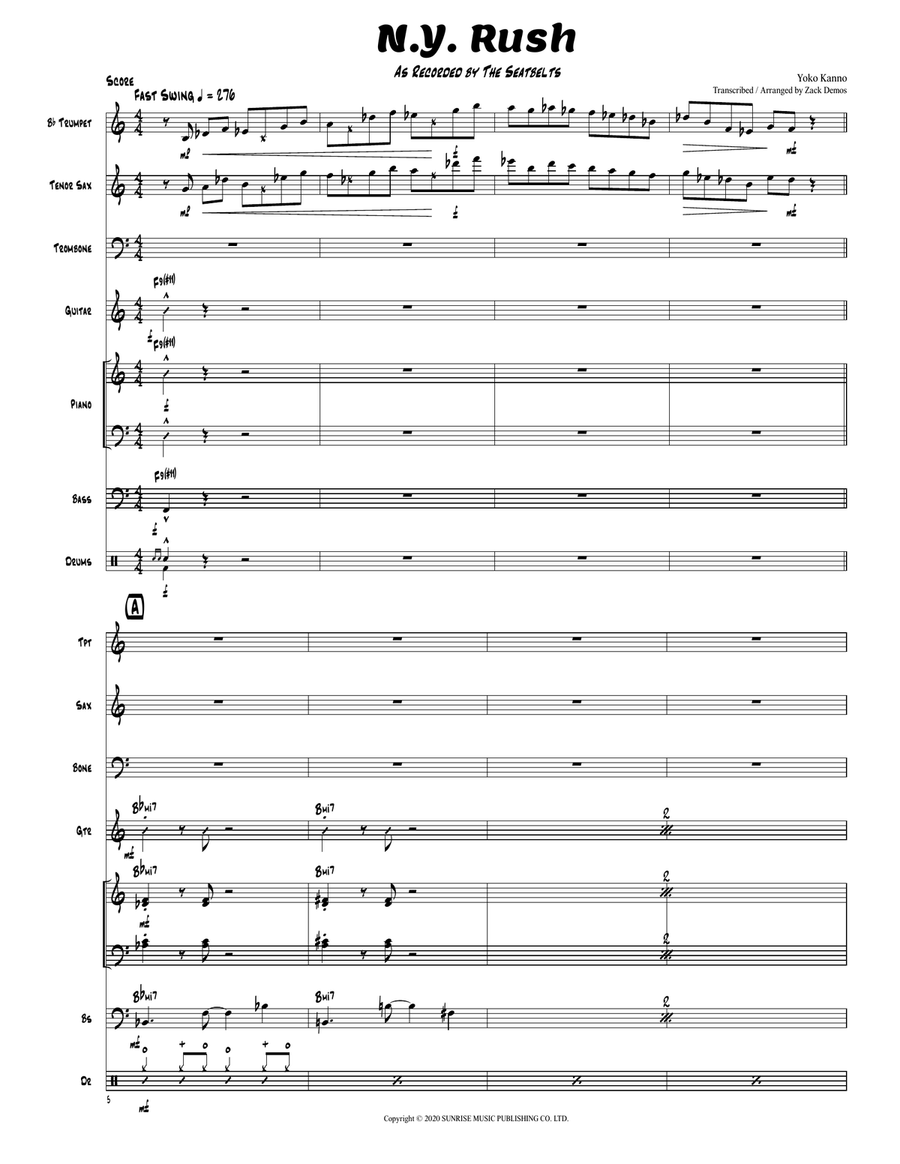 N.y.rush Jazz Ensemble scores gallery preview page 2