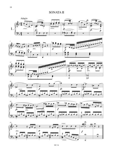 3 Sonatas Op. 33 for Piano