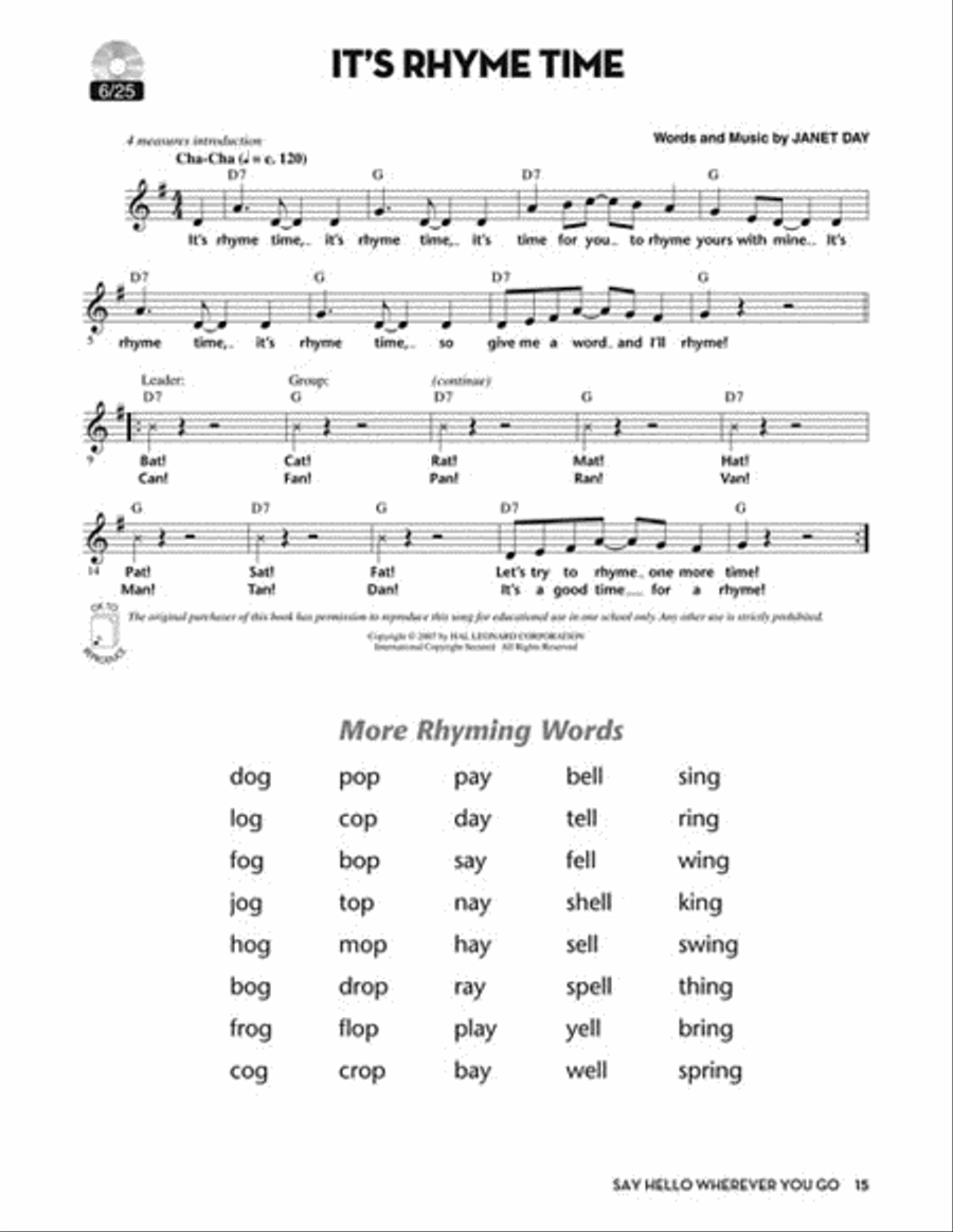Say Hello Wherever You Go Choir scores gallery preview page 4