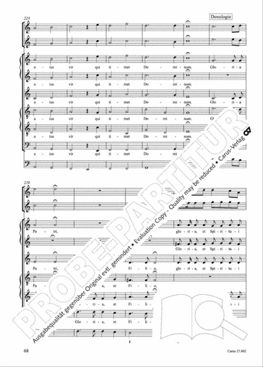 Salmi I (Selva morale e spirituale) Collection / Songbook scores gallery preview page 93