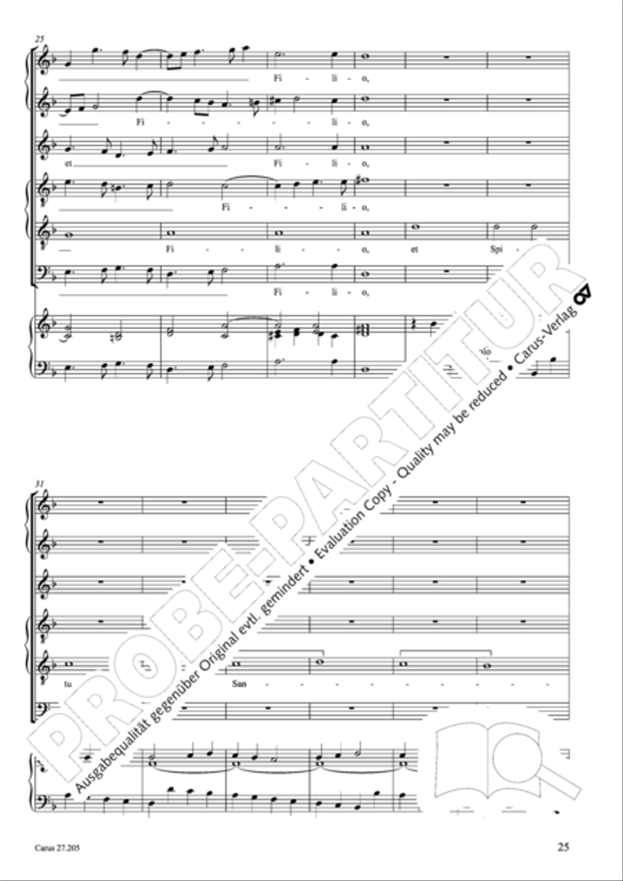 Magnificat a 6 (Magnificat a sei voci) Choir scores gallery preview page 34
