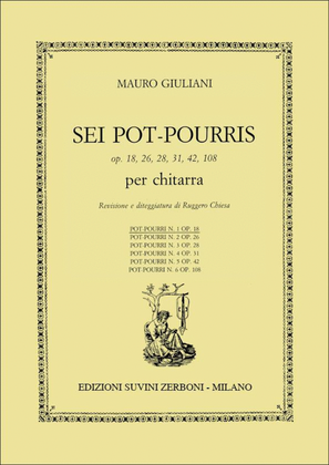 Book cover for Potpourri 1 Opus 18