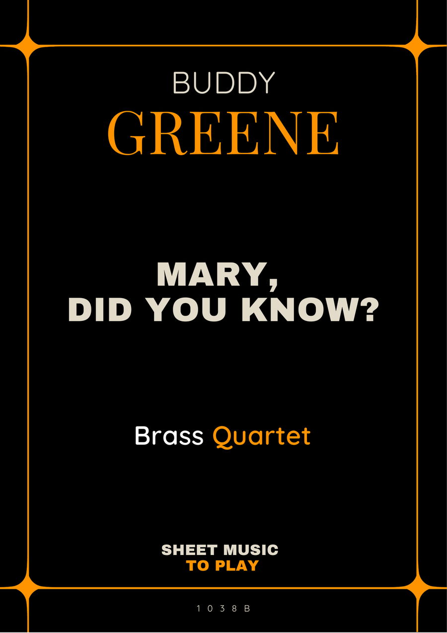 Mary, Did You Know? Mary, Did You Know? Brass Quartet scores gallery preview page 1