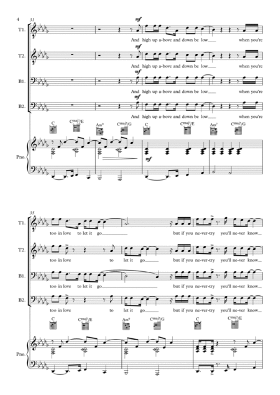 Fix You TTBB scores gallery preview page 4