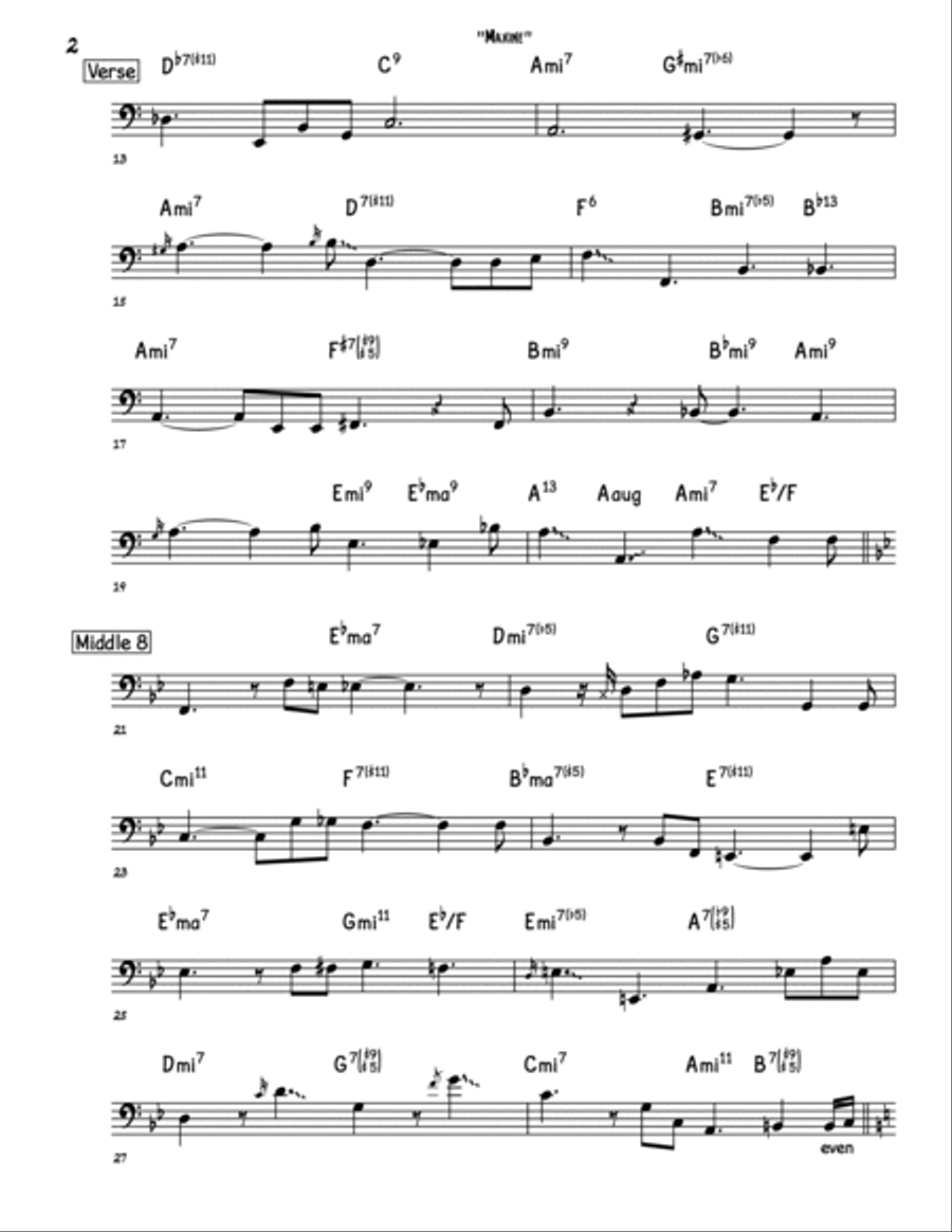 Maxine Bass Guitar scores gallery preview page 2