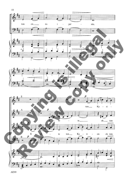 Two Communion Hymns From the Byzantine Liturgy, Set 1