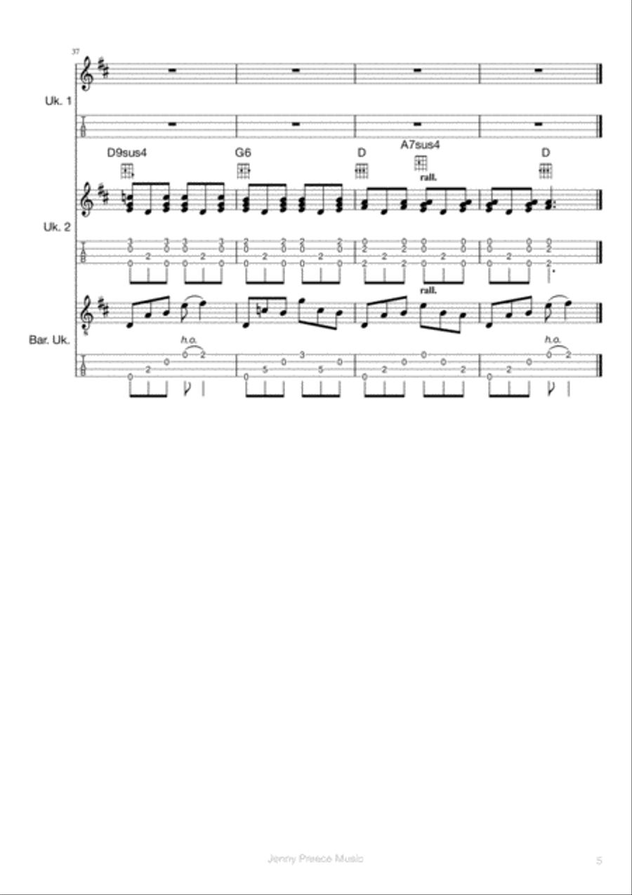 My lodging is on the cold, cold ground Ukulele scores gallery preview page 6