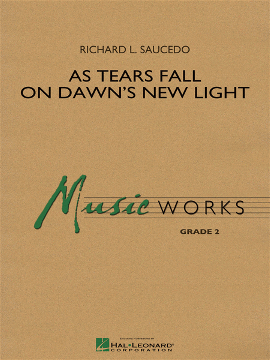 As Tears Fall on Dawn's New Light Concert Band scores gallery preview page 1