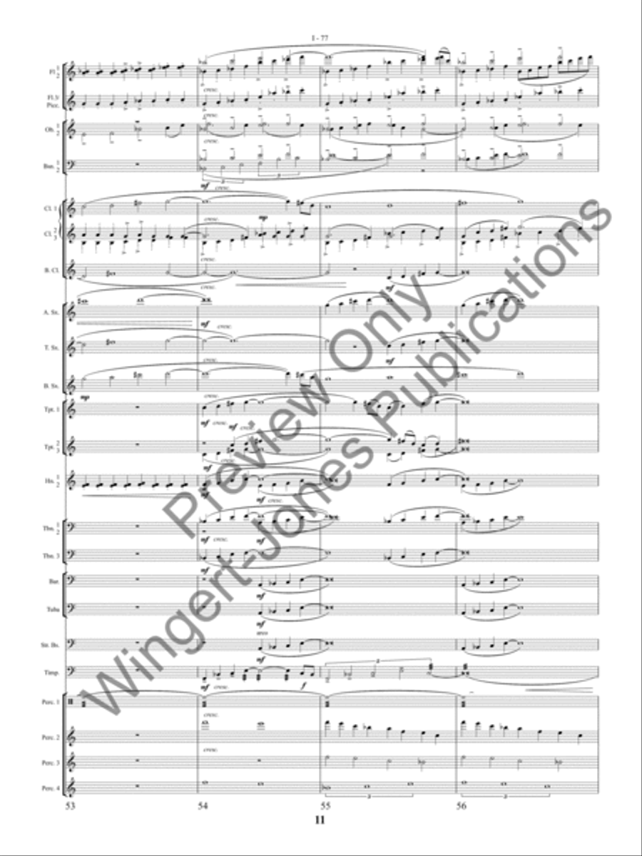I-77 Concert Band scores gallery preview page 14