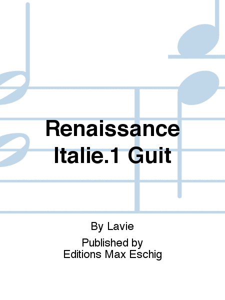 Renaissance Italie.1 Guit