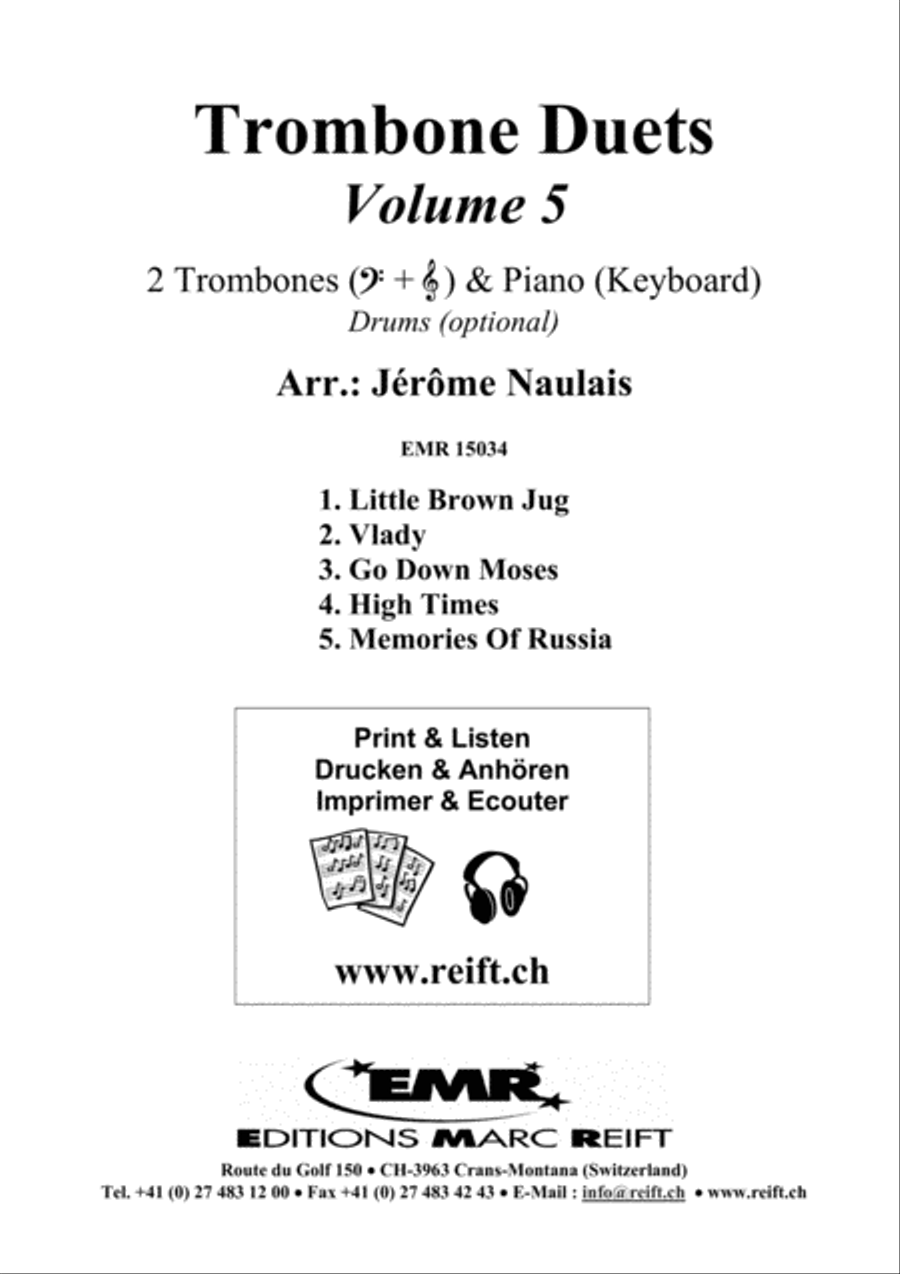Trombone Duets Vol. 5 Trombone Duets Vol. 5 Trombone Duet scores gallery preview page 2