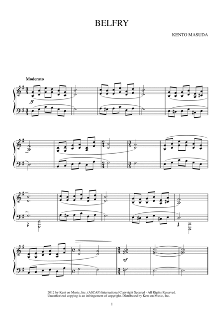 BELFRY Piano Solo scores gallery preview page 2