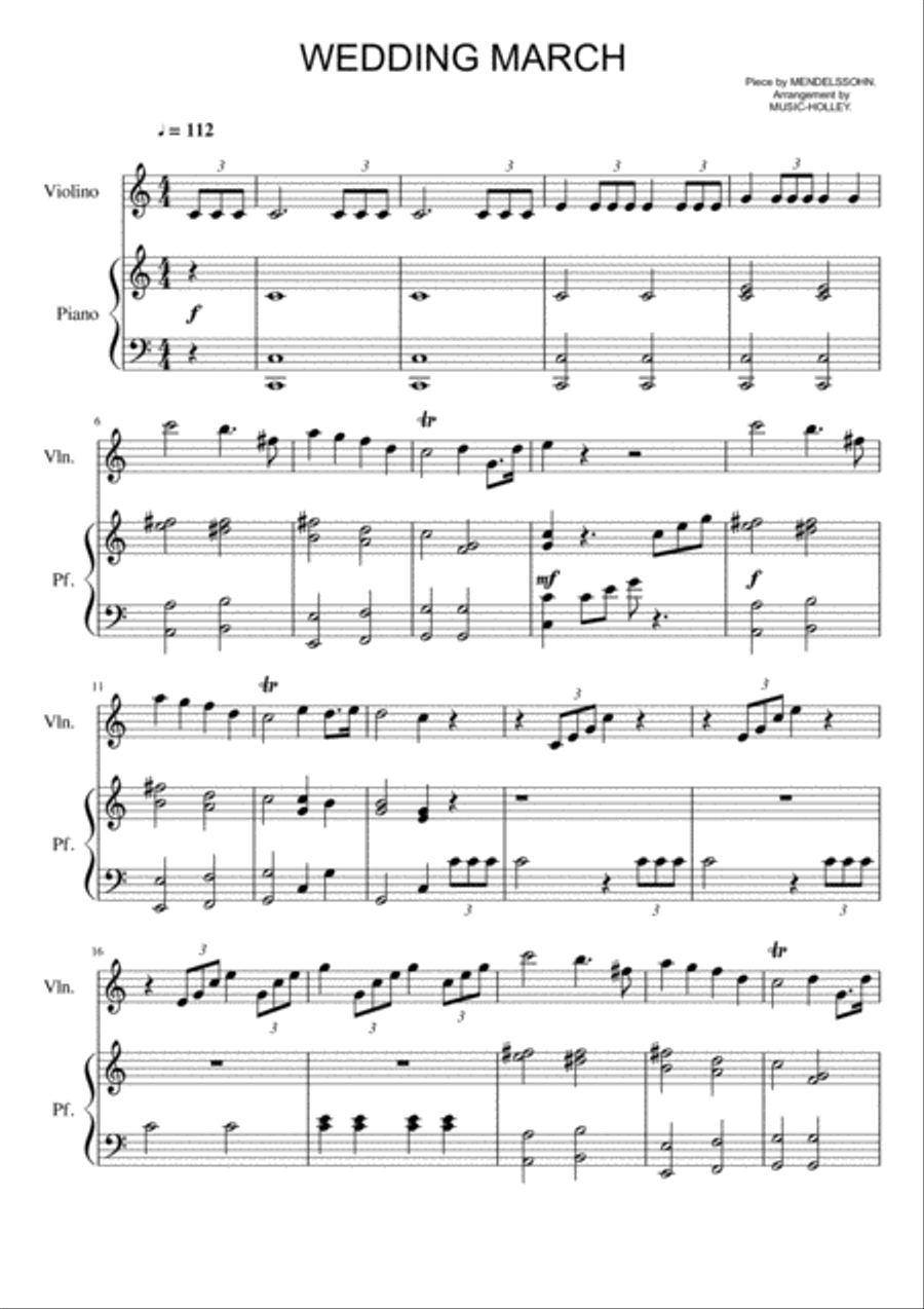 Wedding march violin hotsell