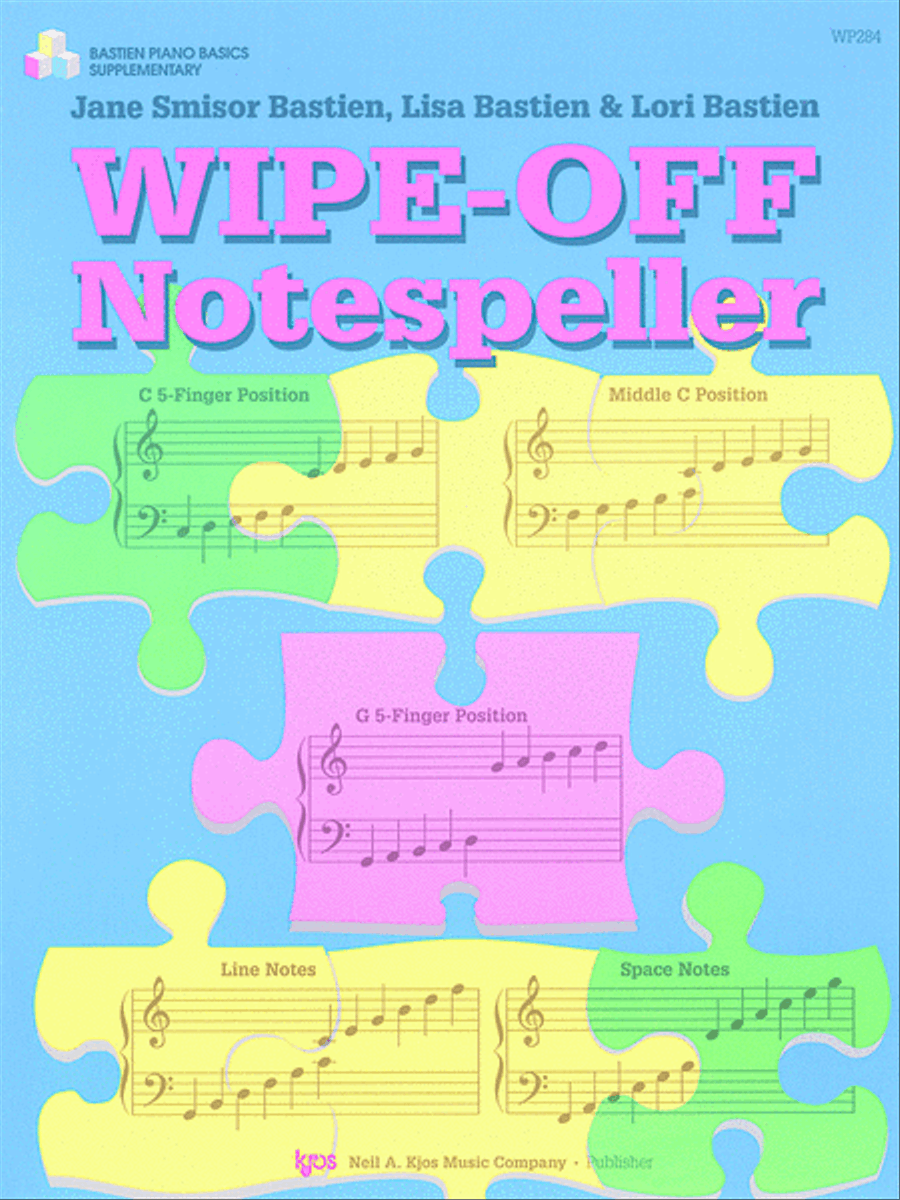 Wipe-Off: Notespeller Piano Method scores gallery preview page 1