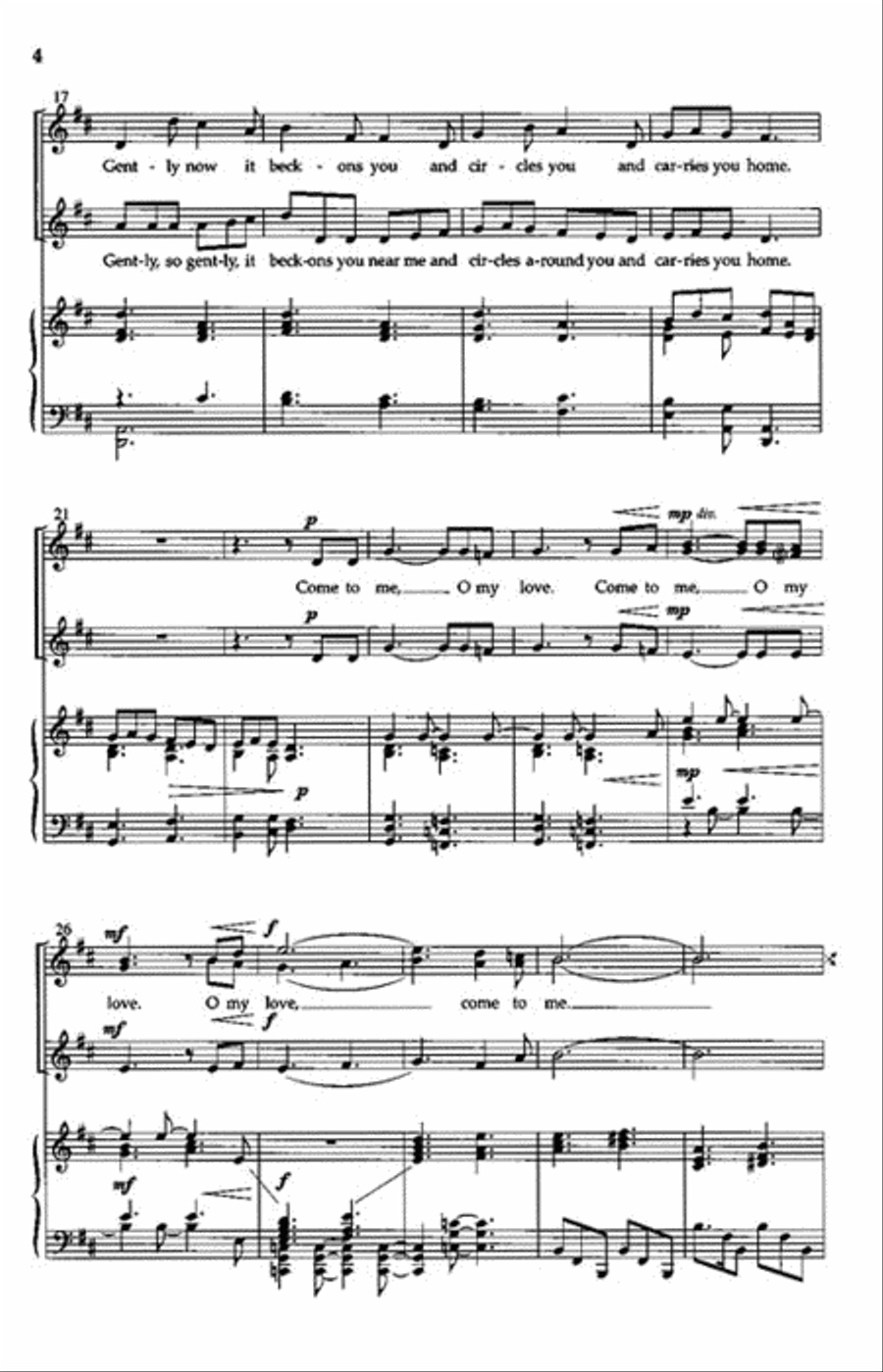 Come to Me, O My Love Come to Me, O My Love SSA scores gallery preview page 3