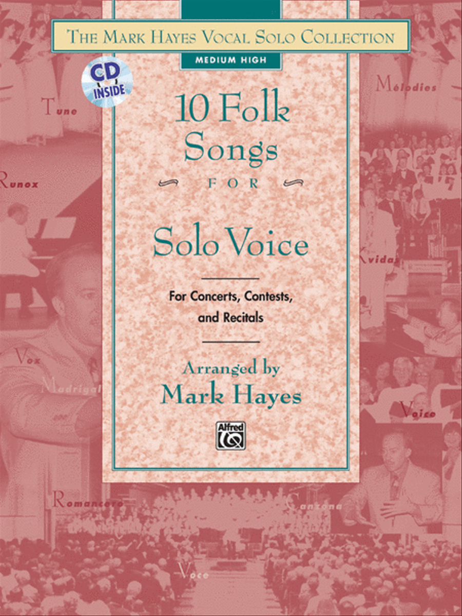 The Mark Hayes Vocal Solo Collection -- 10 Folk Songs for Solo Voice Voice Solo scores gallery preview page 1