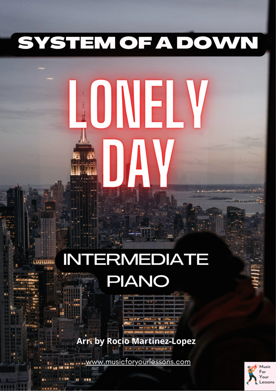 Lonely Day Piano Solo scores gallery preview page 1