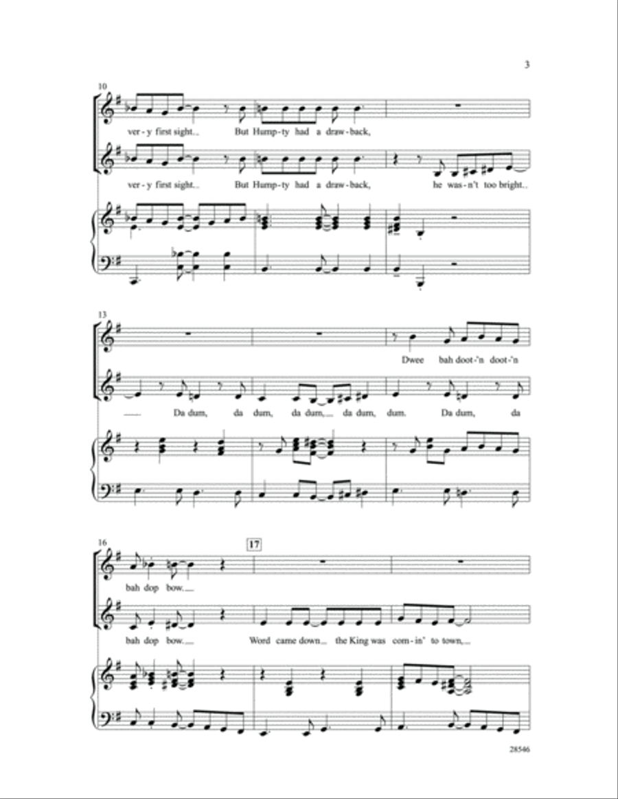 Humpty Dumpty 2-Part scores gallery preview page 3
