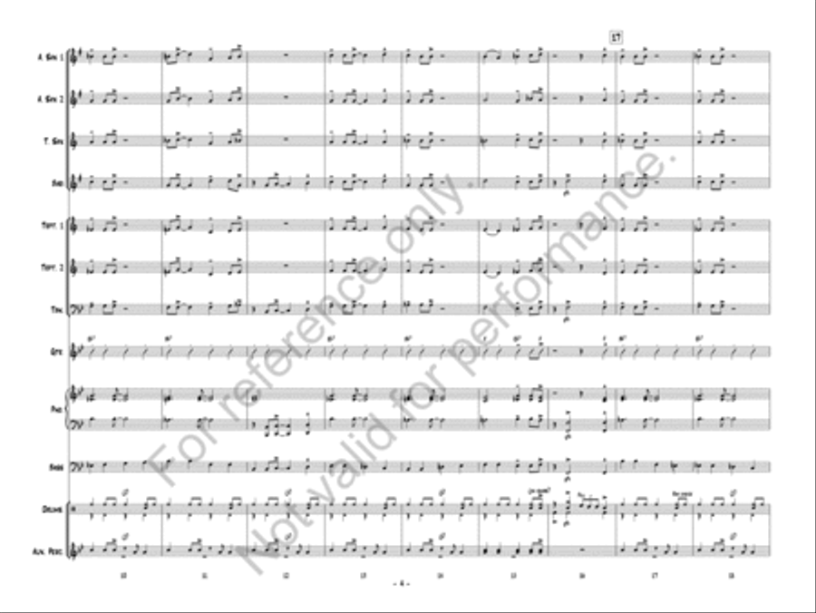 The North Pole Blues Jazz Ensemble scores gallery preview page 5
