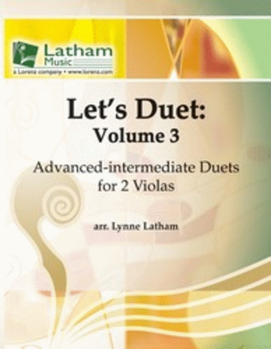 Lets Duet Vol 3 For 2 Violas