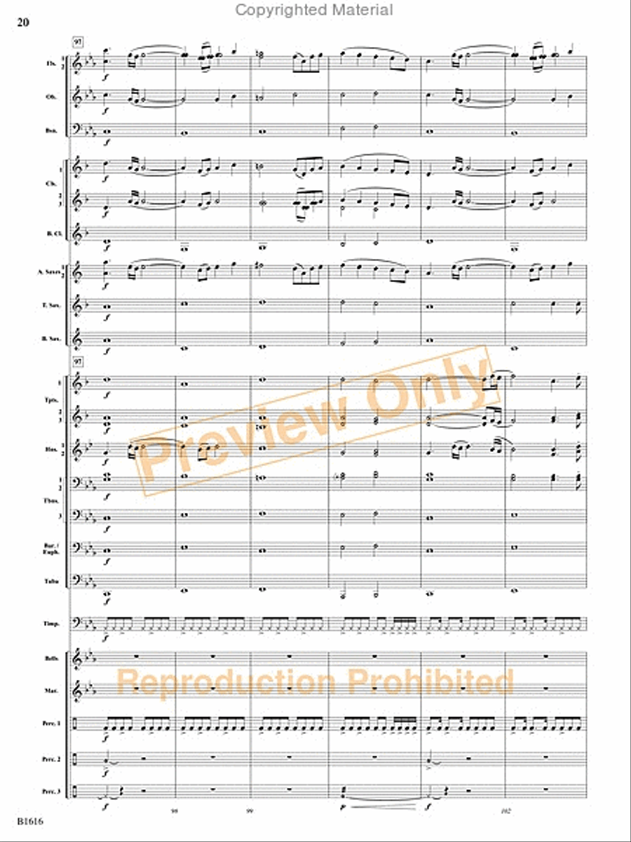 One Giant Leap Concert Band scores gallery preview page 49