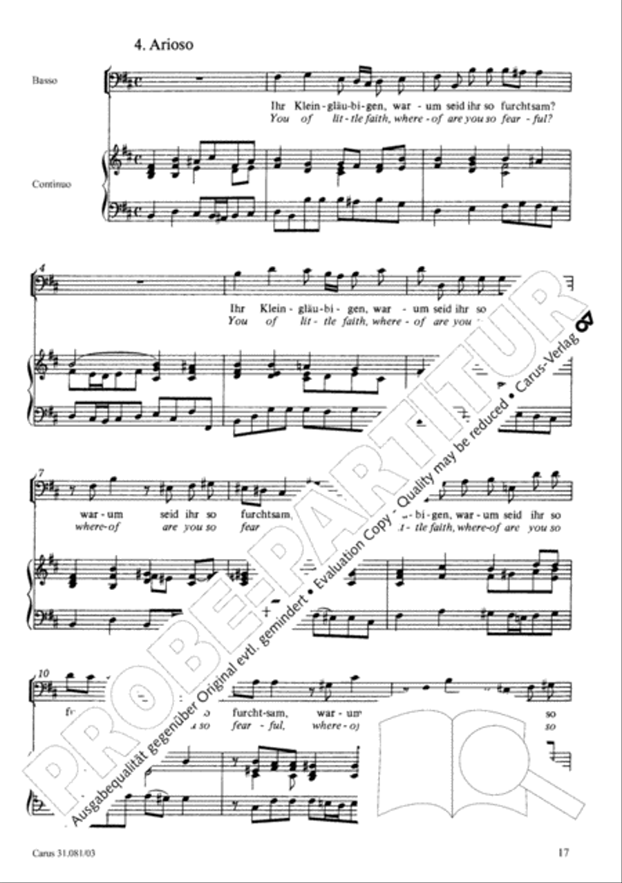 Jesus sleeps, is hope now fading (Jesus schlaft, was soll ich hoffen) ATB scores gallery preview page 18