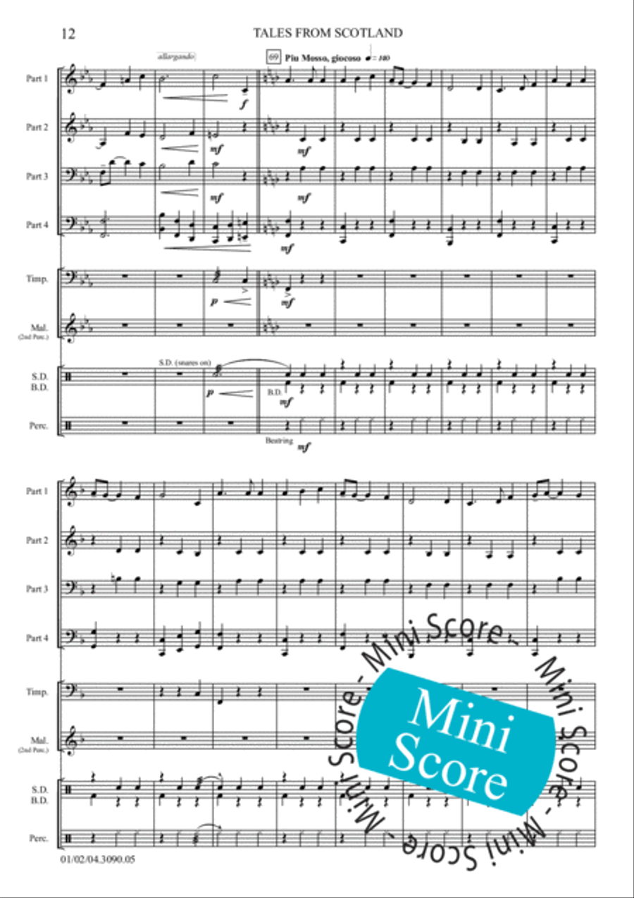 Tales from Scotland Brass Ensemble scores gallery preview page 16
