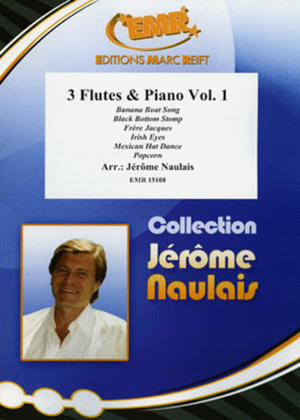 Book cover for 3 Flutes & Piano Vol. 1