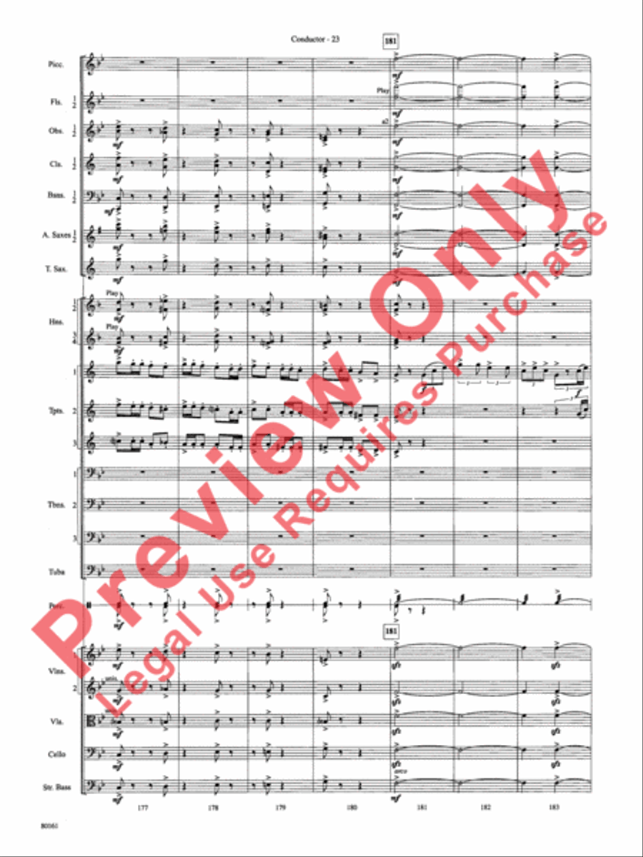 Bugler's Holiday Full Orchestra scores gallery preview page 26