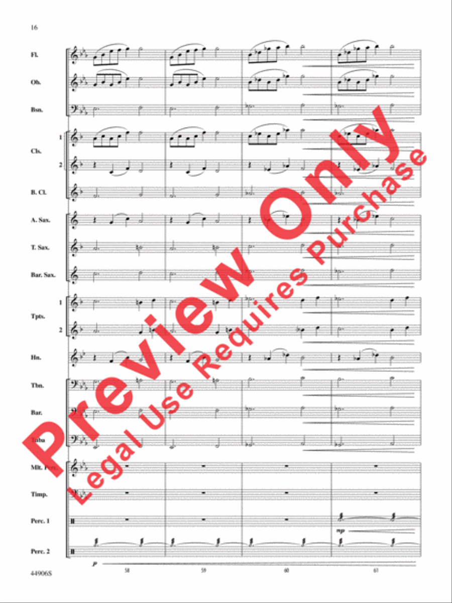 Pentagram Pentagram Concert Band scores gallery preview page 16