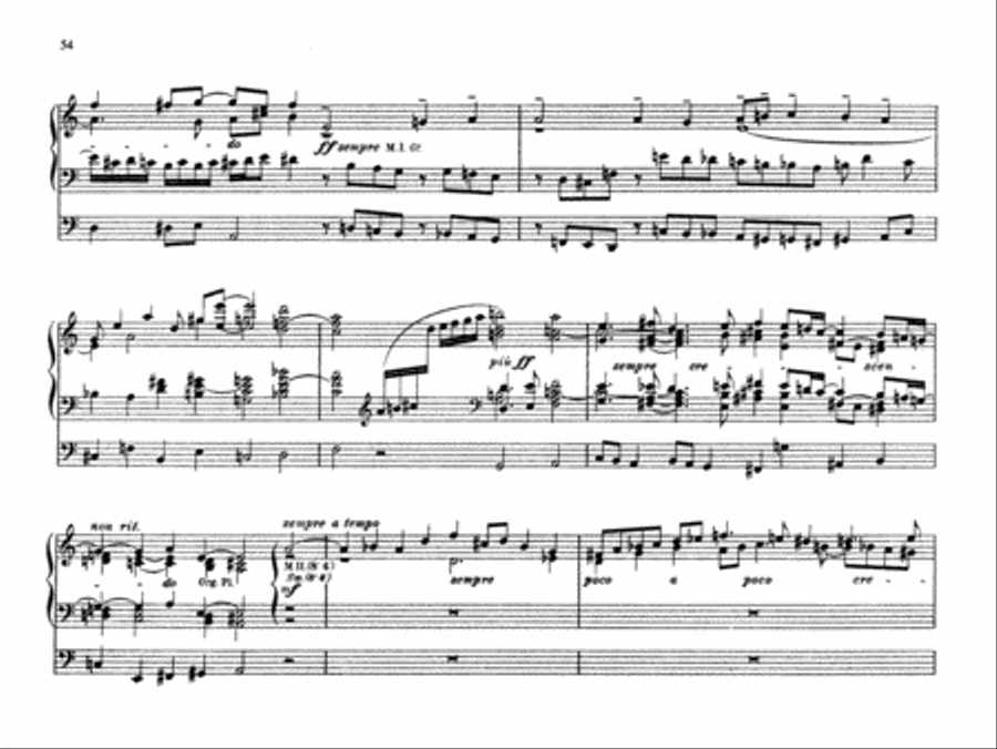Reger: Organ Works, Op. 59 Organ scores gallery preview page 2